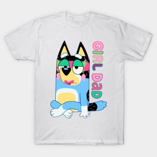 Bluey Dad - Bluey Girl Dad T-Shirt
